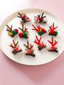 thumb Alloy With Platinum Plated Cute Elk Pine Fruit Ball Barrettes & Clips 1