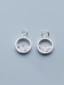 thumb 925 Sterling Silver With Cubic Zirconia  Simplistic Round Charms 4