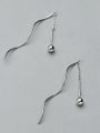 thumb Women S Shaped Line Earrings 3