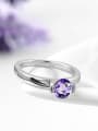 thumb High Quality Purple Swiss Zircon Ring 1