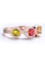 thumb Fashion Colorful Gemstones Multistone ring 2
