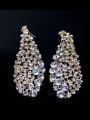 thumb 2018 2018 2018 2018 2018 2018 Cubic Glass Rhinestones Two Pieces Jewelry Set 1