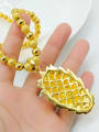 thumb Gold Plated Dragon Shaped Necklace 3