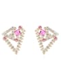 thumb Personalized Geometrical austrian Crystals Alloy Stud Earrings 2