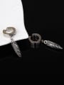 thumb Stainless Steel With Fashion Irregular bullet Stud Earrings 2