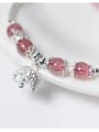 thumb 925 Sterling Silver With elephant & strawberry crystals Bracelets 2