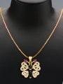 thumb Fashion Butterfly Zircon Necklace 1