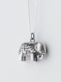 thumb Women Lovely Elephant Shaped S925 Silver Pendant 0