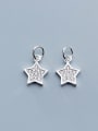 thumb 925 Sterling Silver With Cubic Zirconia  Simplistic Geometric Charms 3