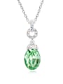 thumb Chanz using austrian Elements Crystal Necklace female Hera love fashion crystal pendant 4