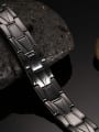 thumb Personality Black Gun Plated Stainless Steel Bracelet 2
