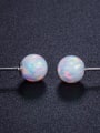 thumb Small Balls-shape Fashion Opal Stud Earrings 1