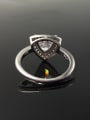 thumb Simple Triangle Cubic AAA Zircon Copper Ring 2