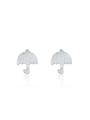 thumb Lovely Small Drawing Umbrella Stud  Earrings 0