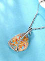 thumb Temperament Geometric Shaped Polymer Clay Necklace 1