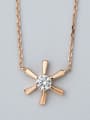 thumb 2018 Rose Gold Plated Flower Necklace 0