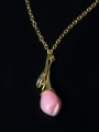 thumb Magnolia Flower Clavicle Necklace 0
