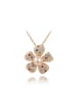 thumb Fashion Flower Shaped Artificial Pearl Pendant 0