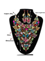thumb Butterflies Glass Rhinestones Two Pieces Jewelry Set 3