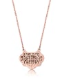 thumb 2017 New Lock Plates Rose Gold Necklace 0