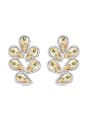 thumb Personalized Water Drop austrian Crystals Alloy Stud Earrings 0