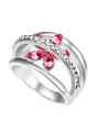 thumb Fashion austrian Crystals-Flower Alloy Ring 1