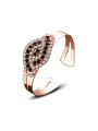 thumb Fashion Shiny AAA Zirconias Gold Plated Copper Bangle 0