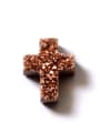 thumb Fashion Shiny Natural Agate Stone Cross Pendant 0