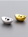 thumb 925 Sterling Silver With Imitation Gold Plated Fashion Oval Charms 0