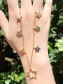thumb Copper With Rhinestone Fashion Star Beaded Necklaces 2