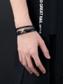 thumb Multi-band Woven Artificial Leather Eight-shaped Bracelet 1