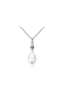 thumb Women Exquisite Double Color Artificial Pearl Necklace 0