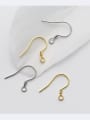thumb 925 Sterling Silver With 18k Gold Plated Trendy Hook Ear Backs 4