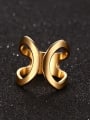 thumb Exquisite Gold Plated Butterfly Shaped Titanium Rin 1