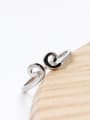thumb S925 Silver Simple Style Opening Ring 1