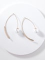 thumb Alloy With Rose Gold Plated Simplistic Irregular Hook Earrings 0