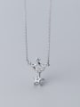 thumb 925 Sterling Silver With Silver Plated Personality Crown Star Necklaces 1