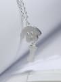 thumb Simple 925 Silver Puppy Dog Women Necklace 1