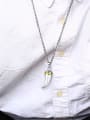 thumb Stainless Steel With Platinum Plated Simplistic Irregular Spike  Necklaces 3