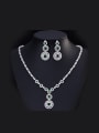 thumb Luxury Round Shaped  Two Pieces Jewelry Set 0