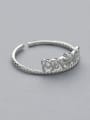 thumb 925 Silver Crown Shaped Ring 2
