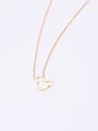thumb Titanium With Gold Plated Simplistic Mickey Mouse  Necklaces 3