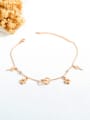 thumb Titanium With Rose Gold Plated Fashion Six-Star Key   Anklets 2