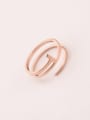 thumb Multi-layer Spring T Shaped Ring 0