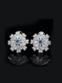 thumb Snowflake Lovely Stud Cluster earring 0