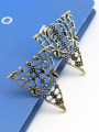 thumb Punk style Hollow Personalized Alloy Stud Earrings 3