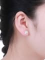 thumb Women Cloud Shaped Stud Earrings 1