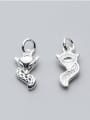 thumb 925 Sterling Silver With Silver Plated Cute fox Charms 1