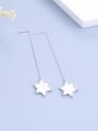 thumb Elegant Star Shaped Shell Line Earrings 0