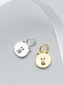thumb 925 Sterling Silver With 18k Gold Plated Cute Animal Pig Charms 2